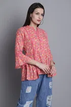 Cotton Printed Top for Women 