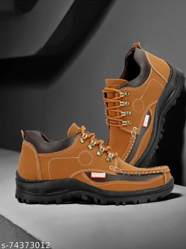 Casual Shoes for Men (Tan, 6)