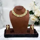 Beautiful Handcrafted Kundan Necklace Set for Women, Green