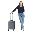 Safari Magnum Trolley Bag, 20 Inch, Dark Grey