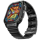 Fire-Boltt Maverick Smartwatch 51.308mm, 2.02 inch IPS Display, Luxury Stainless Steel Look, 320x385 Pixel Resolution, Bluetooth Calling, Voice Assistant, Black