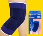 Polyester Solid Knee Sleeves for Women (Blue, Set of 1)