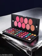 57 Colors Eyeshadow Palette with Brush, Matte & Shimmery Finish, Professional Makeup Kit for Women, Lightweight & Blendable, Includes Mirror, 2 Brushes & Glitter Eyeshadow