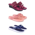 Combo of Heels with Slippers for Women 