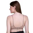 Cotton Blend Solid Push Up Bra for Women 