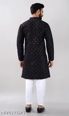 Embellished Rayon Kurta Set for Men 
