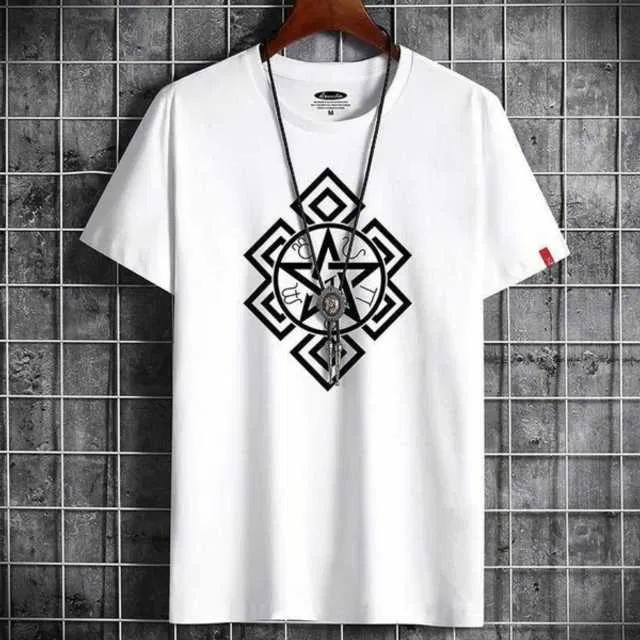 Stylesmyth Polyester Mens T-Shirt (White, XL) (SS-39)