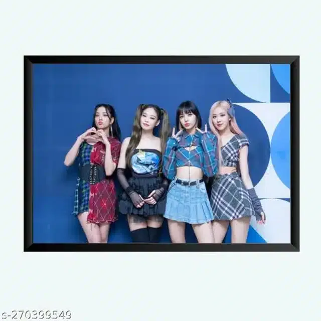 Plastic Photo Frame (Multicolor, 5x7 inches)