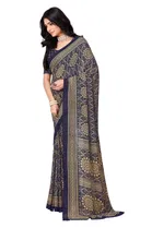 Georgette Printed Saree for Women 