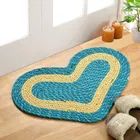 Polypropylene PP Doormat, Blue, Pack of 2 