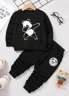 Hosiery Printed T-Shirt with Pant Set for Kids 