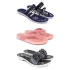 Combo of Flats with Slippers & Sliders for Women 