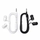 Wired Earphones Pack of 2 Black and White
