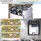 KANUSHI Industries® 1 water purifier cover + 1 Pc Fridge cover/Refrigerator cover + PVC Fridge Mats Set Of 3 / Refrigerator Mats 