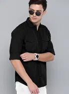 Full Sleeves Solid Shirt for Men 