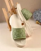 Heels for Women (Green, 5)