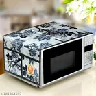 KANUSHI Industries® Fridge Covers / Refrigerator Cover + 2 Pc Handle Cover + 1 Pc Microwave/Oven Cover For Top 