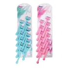Plastic 12 Pcs Disposable Body Razor for Men & Women (Sea Green & Pink, Pack of 2)
