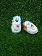 Cotton Booties for Infants (Multicolor, 0-6 Months)