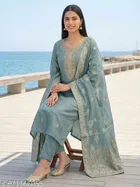 Printed A-line Kurta Set for Women 