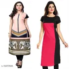 Crepe Printed Kurti for Women 