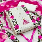 वीमेन अन्स्टिचड ड्रेस मटेरियल सूट 