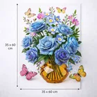 Fancy 3D Floral Wall Sticker 