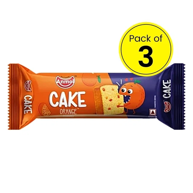 अनमोल बार केक ऑरेंज 3X30 g (पैक ऑफ 3)
