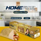 HomeFoil 2-in-1 Food Wrapping Paper & Golden Foil, 200 Grams