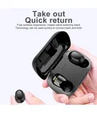 Life Like L21 Smart chip Bluetooth Earphone In Ear Auto pairing - Black