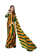 Georgette Printed Saree for Women 