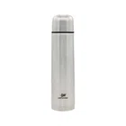 Double Wall Insulated Stainless Steel Flask (Silver, 1000 ml)