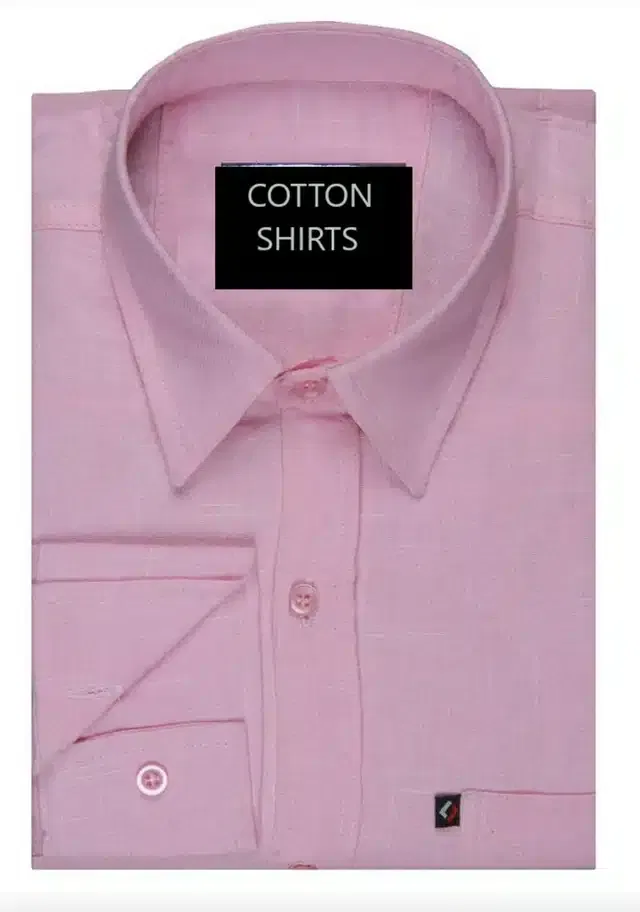 Exclusive Long Sleeves Shirt for Men (Pink, M) (JME-57)