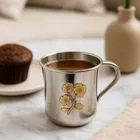 LEROYAL 6 Pcs Stainless Steel Tea Cups 