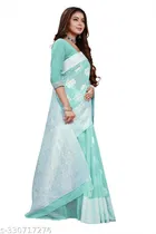 Jacquard Zari Woven Saree for Women 