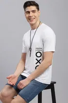 Round Neck Printed T-Shirt for Men 