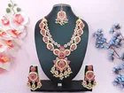 2 Layer Diamond Kundan Traditional Necklace Set for Women 