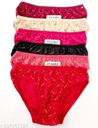 Cotton Blend Printed Briefs for Women 