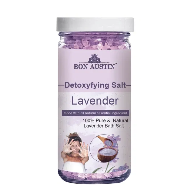 Bon Austin Detoxifying Lavender Bath Salt Crystal (200 g)