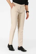 Poly Non Lycra Slim Fit Trouser for Men 
