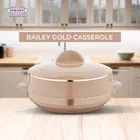 BAILEY GOLD CASSEROLE N DLX 2500ML BEIGE