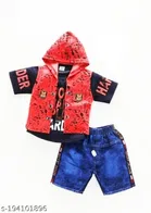 Hoodie T-Shirt with Pant Set for Boys 