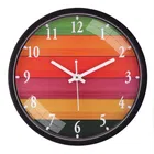 Khatu Craft Circle Clock Stripe printed 30x30cm