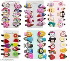 Abs Plastic Hair Accessories Combo for Women, Pack of 117 
