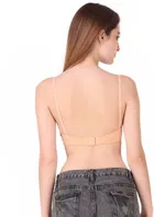 Cotton Blend Non Padded Bra for Women 