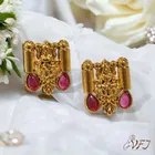 Brass Gold Plated Earrings for Women (Gold, Set of 1)