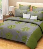 Printed Double Bedsheet with 2 Pillow Covers 