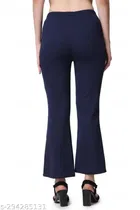 Cotton Lycra Trouser for Women 