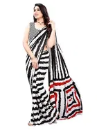 SVB प्रिंटेड साड़ी फॉर वीमेन 