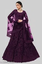 Cotton Blend Lehenga Choli for Women 